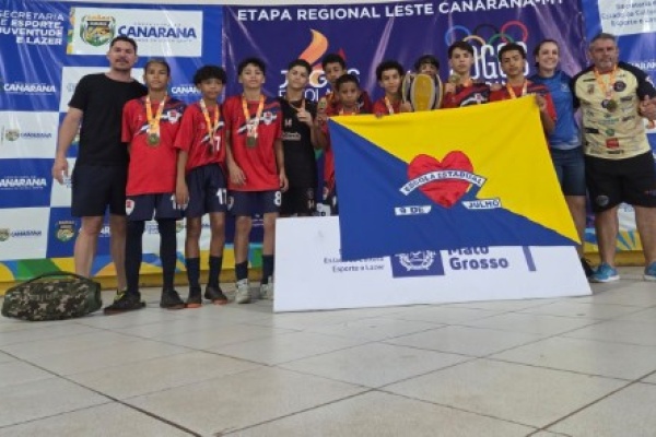 Água Boa Brilha em Canarana e Conquista Dois Títulos Regionais no Futsal Escolar
