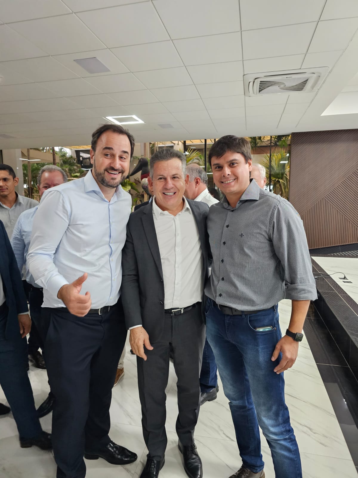 Vereador Cesinha e prefeito Dr. Mariano participam de Ato Contra a Moratória da Soja