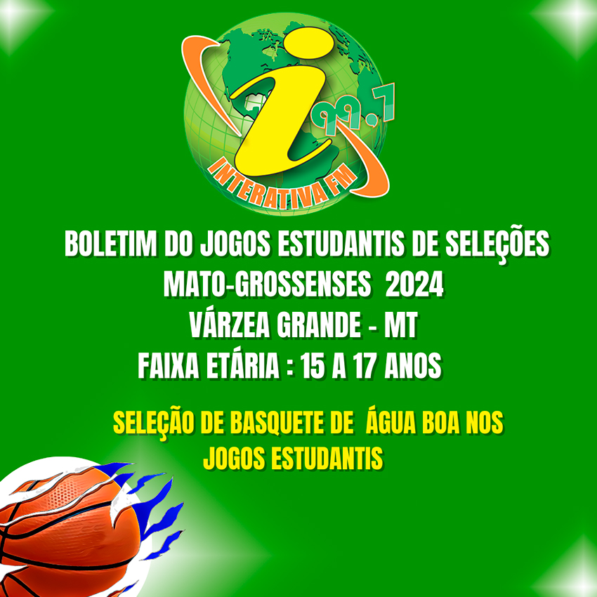 Água Boa participa dos Jogos Estudantis