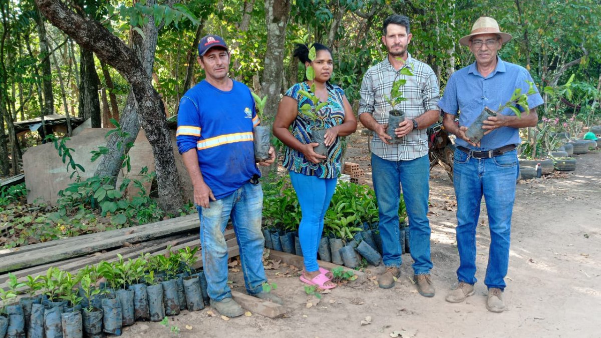 Prefeitura entrega primeiras mudas de maracujá no Jatobazinho