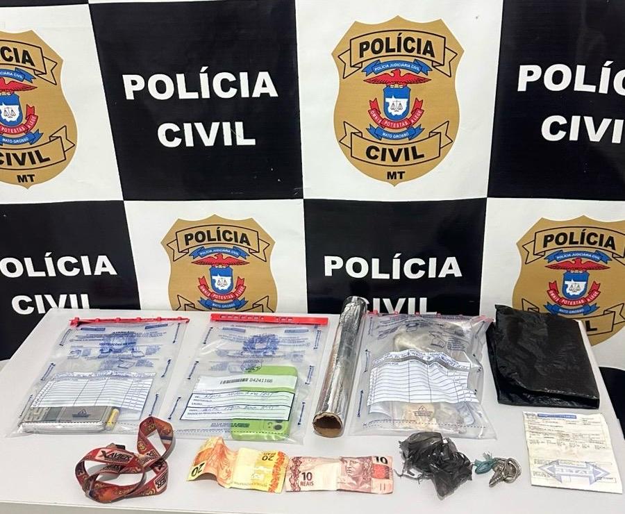 Polícia Civil prende mulher em flagrante por tráfico de drogas em Nova Xavantina - VEJA VÍDEO