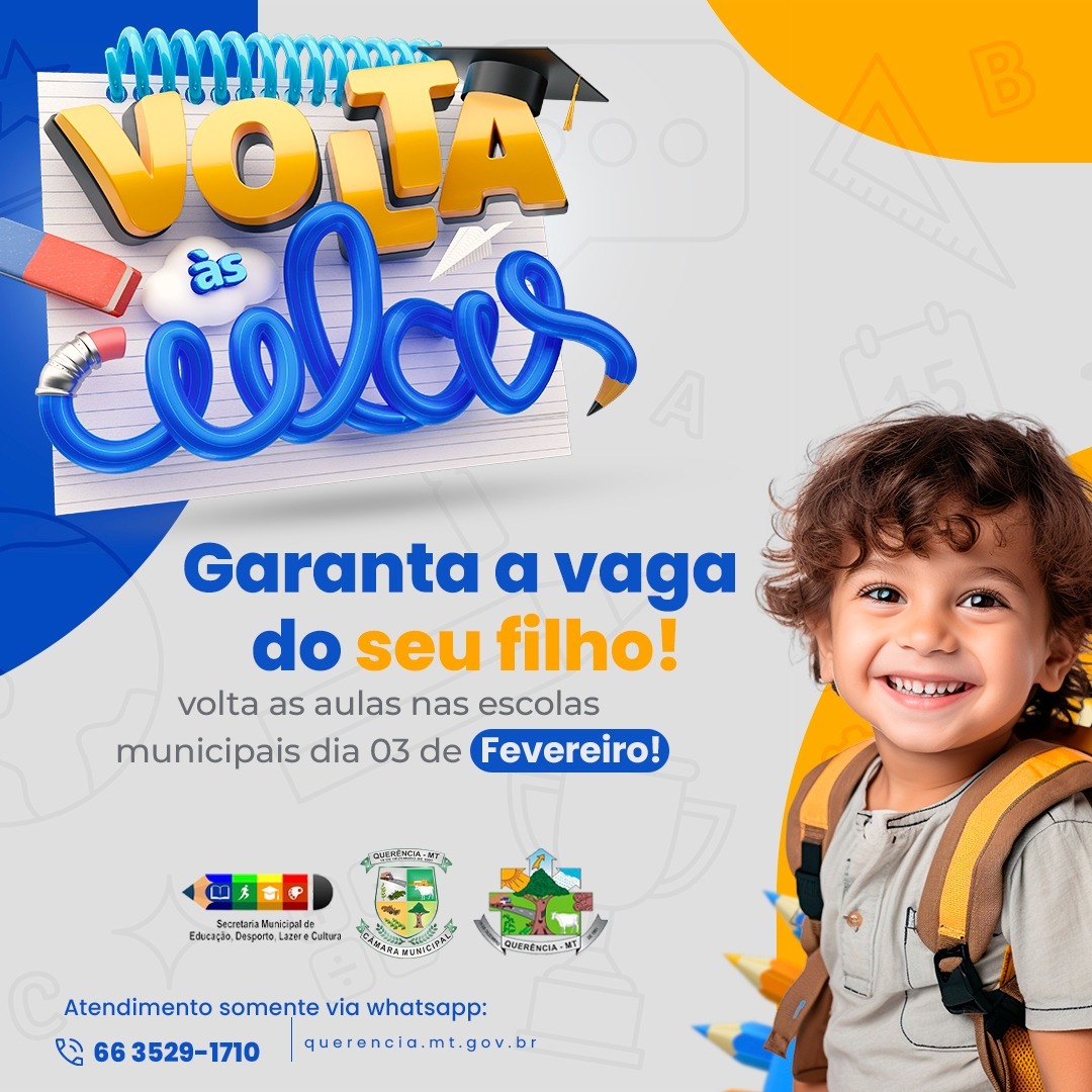 Foto Reprodução Escolas Municipais de Querência Retornam com Ano Letivo em 03 de Fevereiro