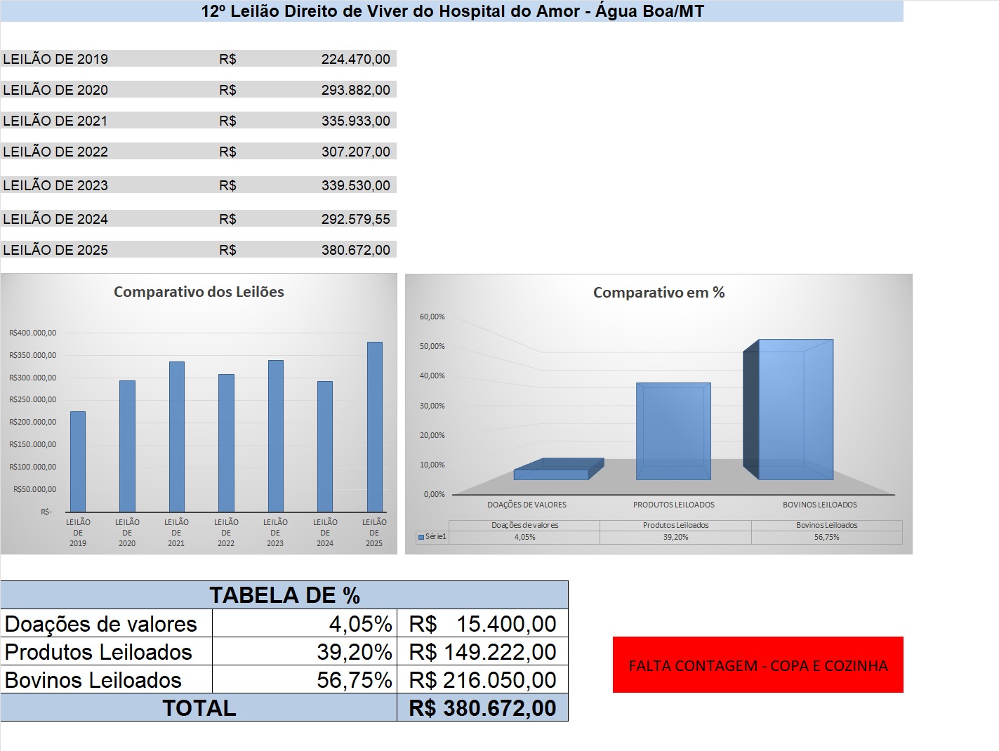 12º Leilão Direito de Viver foi sucesso