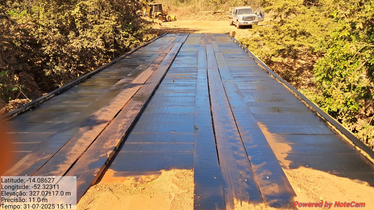 Ponte do Vau dos Gaúchos foi reformada e liberada ao trânsito