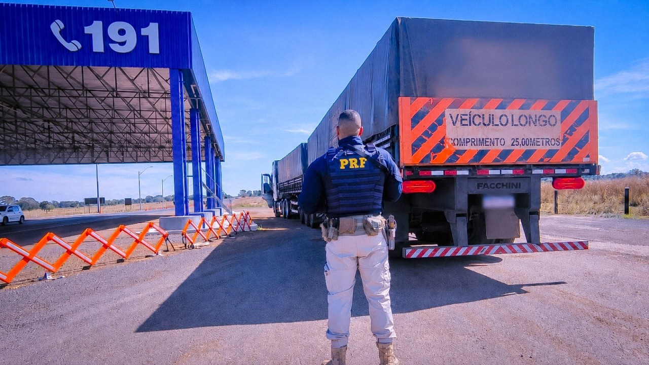 PRF identifica carretas clonadas durante fiscalização em Barra do Garças (MT)